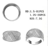 Sterling Silver Semi Mount Ring Setting Round RD mm - Syzjewelry